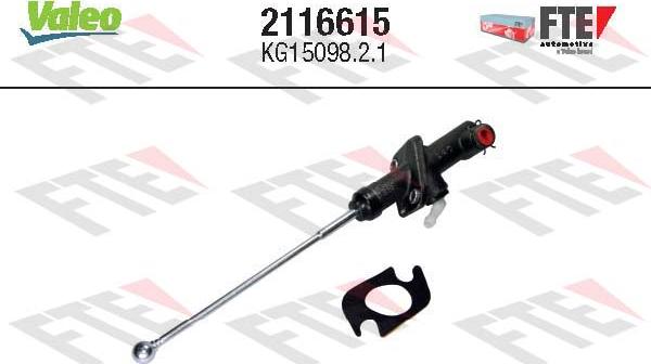 VALEO 2116615 — Pompa sprzęgła