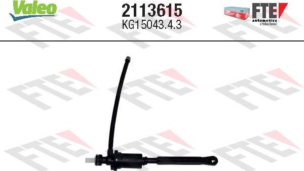 VALEO 2113615 — Pompa sprzęgła
