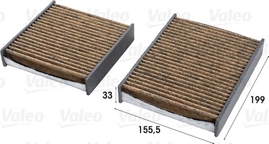 VALEO 701007 — Filtr kabinowy