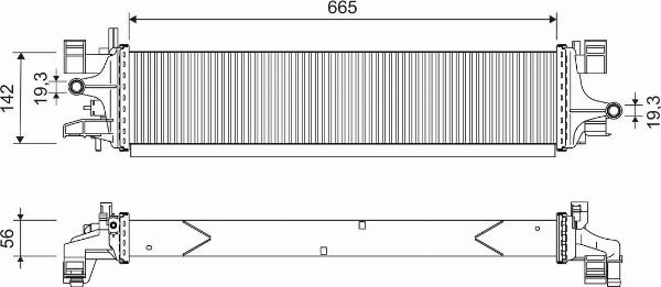 VALEO 701249 — Chłodnica, układ chłodzenia silnika