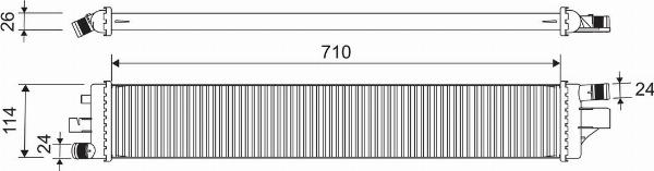 VALEO 701289 — Chłodnica, układ chłodzenia silnika
