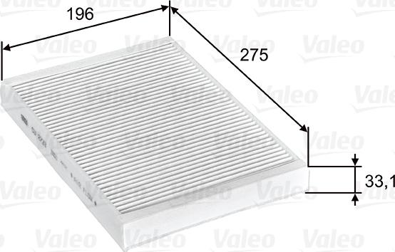 VALEO 715597 — Filtr kabinowy