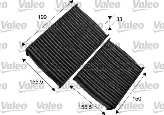 VALEO 715557 — Filtr kabinowy