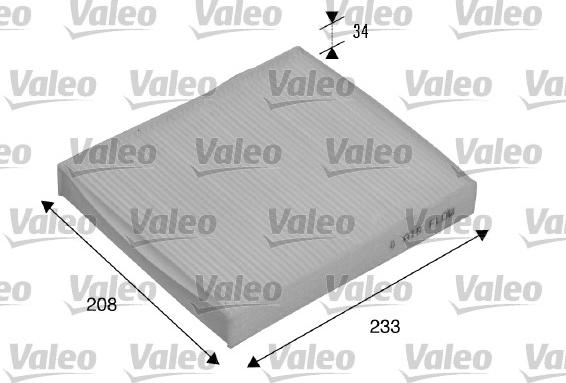 VALEO 715510 — Filtr kabinowy