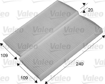 VALEO 715649 — Filtr kabinowy