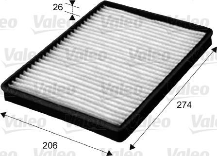 VALEO 715654 — Filtr kabinowy