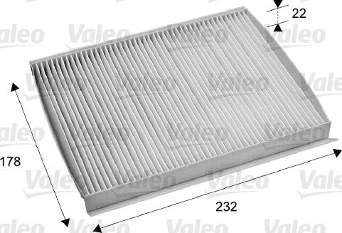VALEO 715686 — Filtr kabinowy