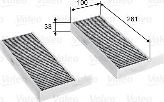VALEO 715805 — Filtr kabinowy