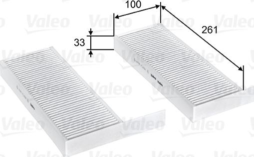VALEO 715808 — Filtr kabinowy