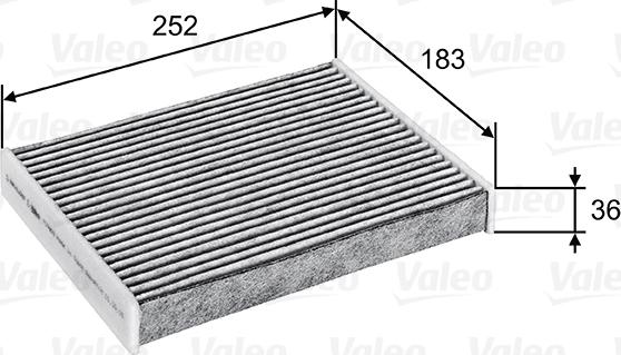 VALEO 715802 — Filtr kabinowy