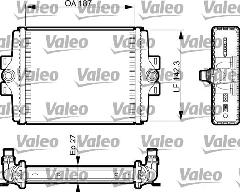 VALEO 735467 — Chłodnica, układ chłodzenia silnika