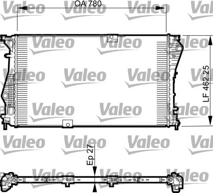 VALEO 735599 - Chłodnica silnika