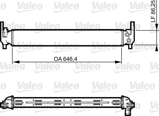 VALEO 735310 - Chłodnica silnika