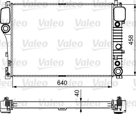 VALEO 735299 — Chłodnica, układ chłodzenia silnika