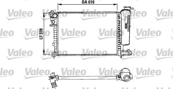 VALEO 730630 — Chłodnica, układ chłodzenia silnika
