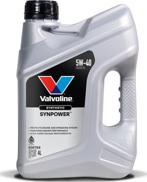Valvoline 908762 - OLEJ SIL. SYNPOWER 5W-40 4L