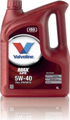 Valvoline ML5W40 — Olej silnikowy