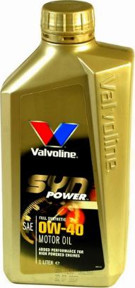 Valvoline SP0W40 — Olej silnikowy