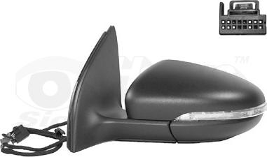 Van Wezel 5863807 — Lusterko zewnętrzne