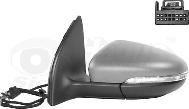 Van Wezel 5863817 — Lusterko zewnętrzne