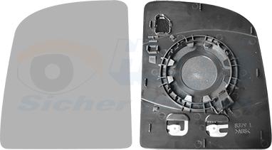 Van Wezel 5792837 — Szkło lusterka, lusterko zewnętrzne