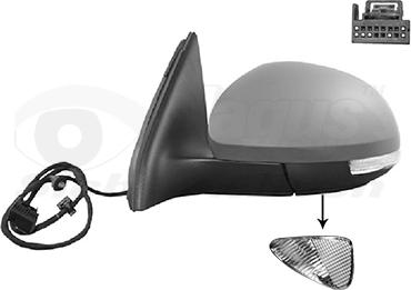 Van Wezel 5745817 — Lusterko zewnętrzne