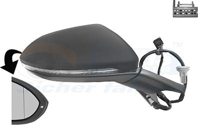 Van Wezel 5766806 — Lusterko zewnętrzne