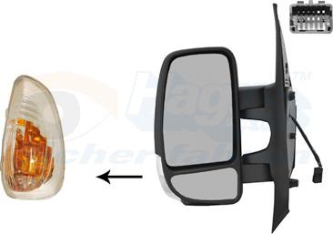 Van Wezel 3799807 — Lusterko zewnętrzne