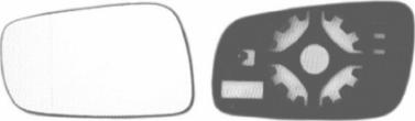 Van Wezel 7620837 - WKŁAD LUSTERKA SEAT TOLEDO II. LEON. CORDOBA. IBIZA II. SKODA FABIA I. OCTAVIA I. VW GOLF IV. PASSAT 05.97-06.06 LE