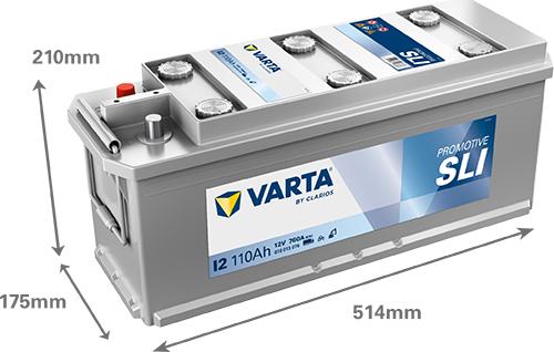 Varta 610013076K182 - Akumulator