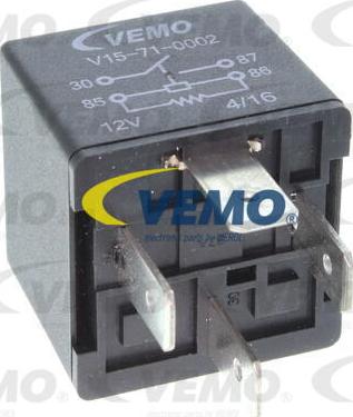 Vemo V15-71-0002 — Przekaźnik, prąd pracy