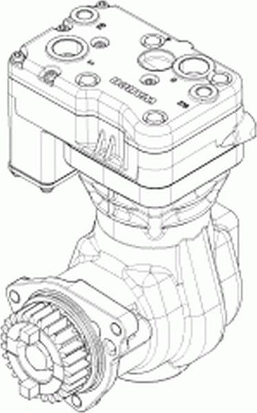 WABCO #912 116 000 0 — Sprężarka, instalacja pneumatyczna