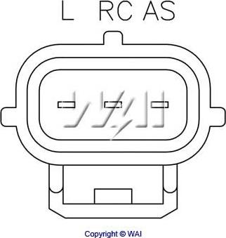 WAI F601HD - REGULATOR ALTERNATORA TRANSPO