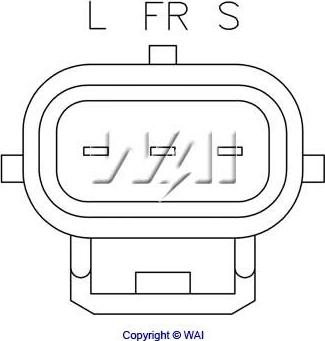 WAI F603 - REGULATOR ALTERNATORA TRANSPO