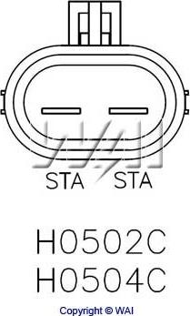 WAI H0504C - REGULATOR NAPIĘCIA MOTO. HARLEY DAVIDSON FLHR ROAD KING 1450 2005
