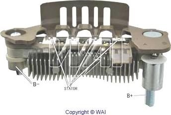 WAI IMR10092 - PROSTOWNIK ALTERNATORA TRANSPO