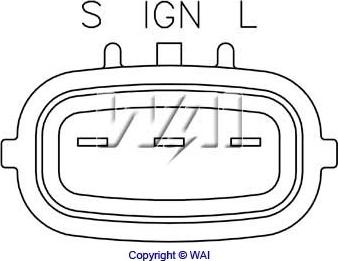WAI IN6001 - REGULATOR ALTERNATORA TRANSPO