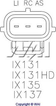 WAI IX131HD - REGULATOR ALTERNATORA TRANSPO