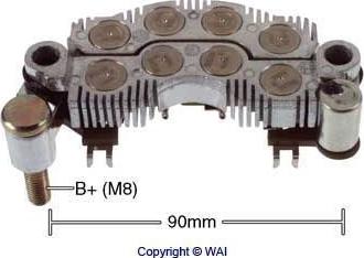 WAI IYR9003 - PROSTOWNIK ALTERNATORA TRANSPO
