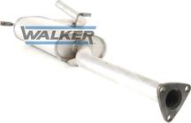 Walker 18799 - Tłumik układu wydechowego środkowy