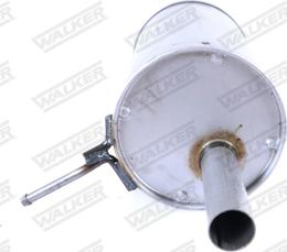 Walker 24162 - Tłumik układu wydechowego tył