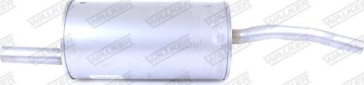 Walker 24162 - Tłumik układu wydechowego tył