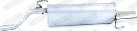 Walker 24294 - Tłumik układu wydechowego tył