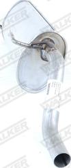 Walker 24294 - Tłumik układu wydechowego tył