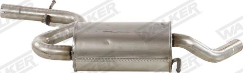 Walker 23104 - Tłumik układu wydechowego przód