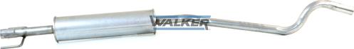 Walker 23139 - Tłumik układu wydechowego