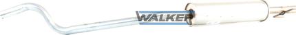 Walker 23139 - Tłumik układu wydechowego