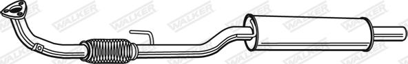 Walker 23359 — Tłumik przedni