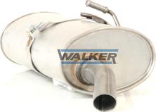 Walker 23289 - Tłumik układu wydechowego