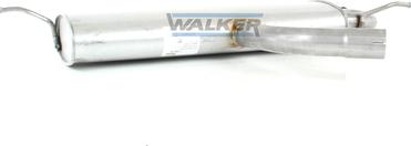 Walker 23278 - Tłumik układu wydechowego tył